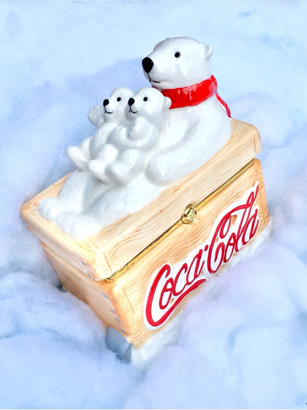 Coca Cola Bundle ❉ Houston Harvest Polar Bear Trinket Box Coffee Mug & Tumbler